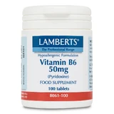 Lamberts Vitamin B6 Pyridoxine 50mg 100tabs