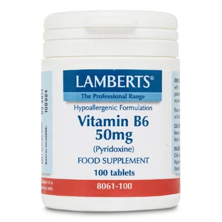 Lamberts Vitamina B6 Piridoxina 50mg 100tabs