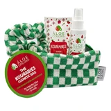 Aloe+ Colors De Kourabies Cosmetische Tas met Haar- & Lichaamsmist 150ml, Body Butter 100ml & Scrunchie