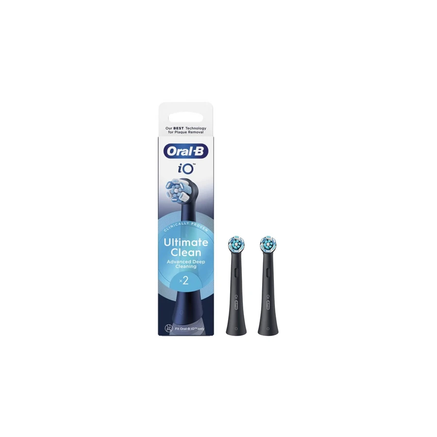 Oral B iO Spare parts Ultimate Clean Black 2pcs