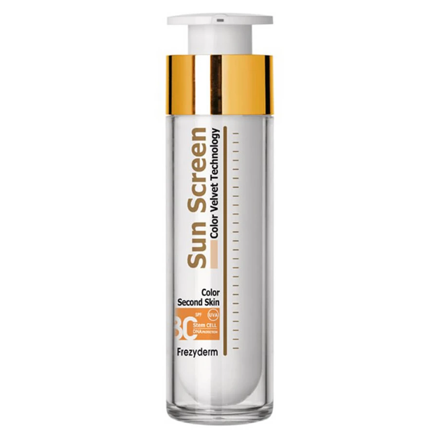 Frezyderm Zonnebrandcrème Velvet Color Gezicht spf30 50ml