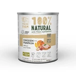 FRESH FARM Coarse, XS-XL, Huhn und Kürbis, getreidefreies feuchtes Hundefutter in Dosen, (Pastete), 800g