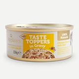 APPLAWS Smaaktoppers, XS-XL, Kip en Rund, blik graanvrij natvoer voor honden, (in saus), 156g