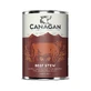 CANAGAN Beef Stew, XS-XL, Carne de vacuno, comida húmeda en lata sin cereales para perros jóvenes y adultos, (en sopa), 400g