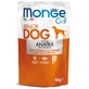 MONGE Grill Senior, XS-XL, Ente, Beutel feuchtes Senior Hundefutter, (im eigenen Saft), 100g