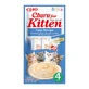 INABA Churu Kitten, Tonijn, zakje, tube, graanvrije beloningen junior katten, (puree), 56g