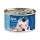 BRIT Premium By Nature, Forel en Lever, graanvrij natvoer in blik, (pate), 200g