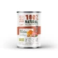 FRESH FARM Coarse, XS-XL, Carne de vacuno y calabaza, comida húmeda en lata sin cereales, (paté), 400g