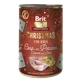 BRIT Christmas Monoprotein, XS-XL, Karpfen und Kartoffeln, getreidefreies Monoprotein-Nassfutter in Dosen für Hunde, (Pastete), 400g