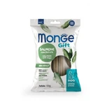 MONGE Gift Mini Dental Sticks, XS-S, Salmon and Sage, functional grain-free reward pouch for dogs with dental sensitivities, 120g