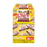 INABA Churu Churu Fun Bites, XS-XL, Chicken and Cheese, grain free reward box for dogs, 96g