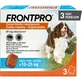 FRONTPRO, Externe Entwurmung Hunde, L(10 - 25kg), Kautabletten, 68mg x 3St.