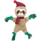 TRIXIE Kerst Lenes, touw speelgoed hondjes XS-XL, met geluid, katoen, bruin en groen, 30cm