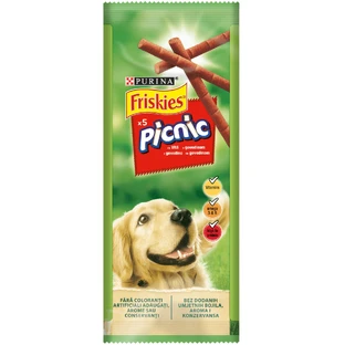 PURINA Friskies Friskies Picnic, boeuf, friandises pour chiens, bâtonnets, 42g