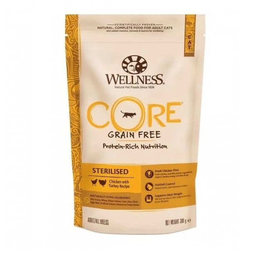 Wellness Core Dry Sterilized Chicken and Turkey, 300 g