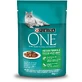 PURINA One Indoor, Tuna with Green Beans, sachet wet cat food, (in sauce), 85g