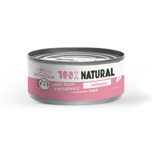 FRESH FARM Mousse, Huhn, getreidefreies Katzenfeuchtfutter in Dosen, (Pastete), 85g