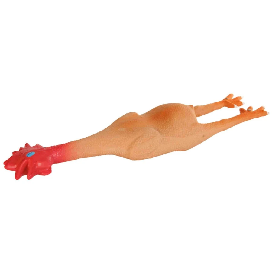 Trixie, jouet pour chien poule, avec son, latex, 47cm, multicolore