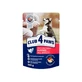 CLUB 4 PAWS Premium Puppies, XS-XL, Truthahn, Beutel Nassfutter für junge Hunde, (in Sauce), 100g