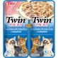 INABA Ciao Twin Packs, Tuna, Chicken and Scallops, sachet of moist grain-free cat food, (topping), 80g