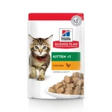 HILL'S SCIENCE PLAN Kitten, Chicken, sachet wet food for junior cats, (in sauce), 85g