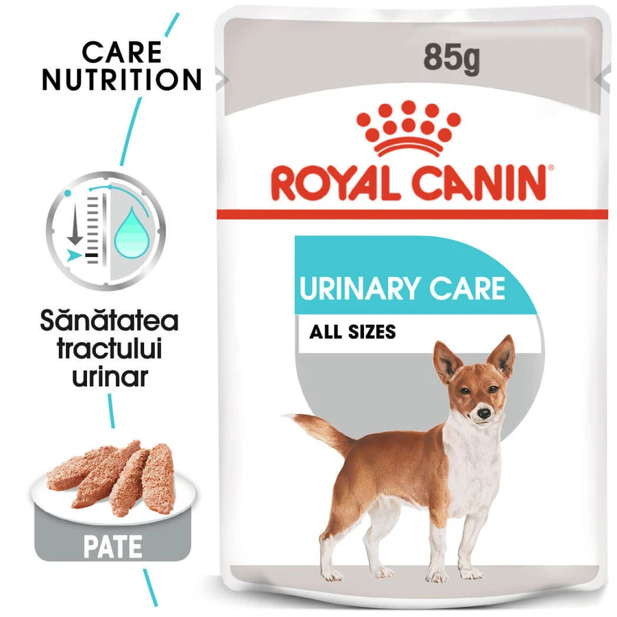 ROYAL CANIN Urinary Care Adult, comida húmeda para perros, salud del tracto urinario, (paté), 85g