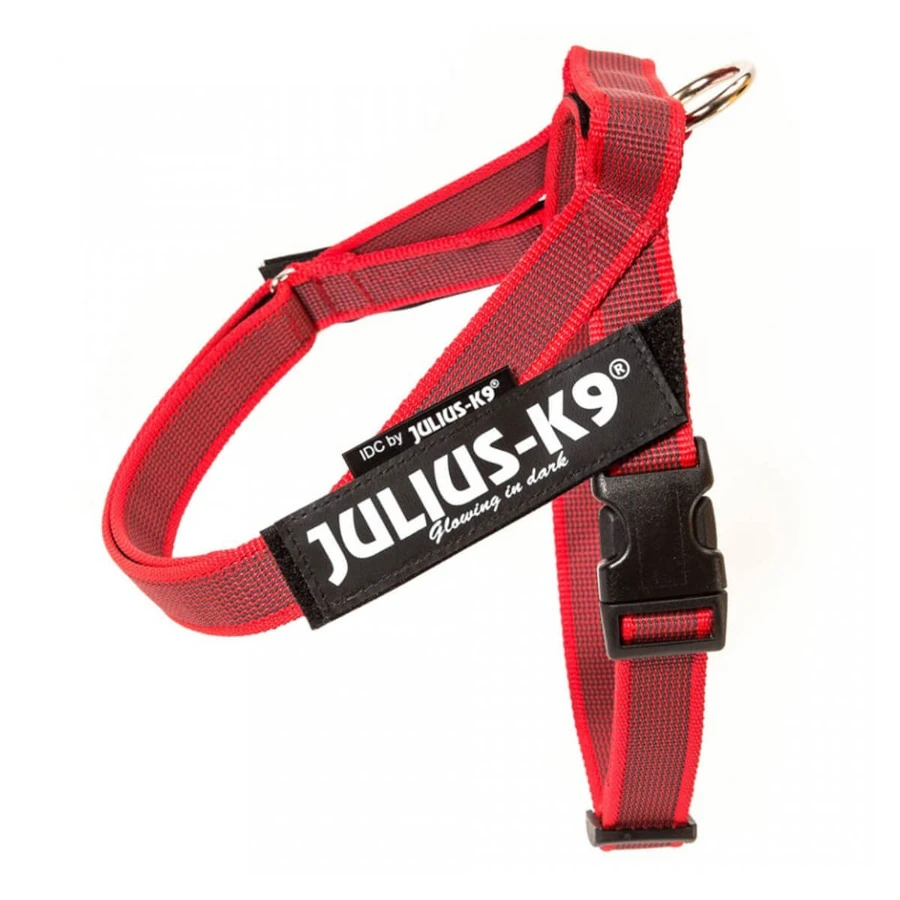 JULIUS-K9 IDC Color & Gray IDC, harness dog leash, XS, 4-7kg, red