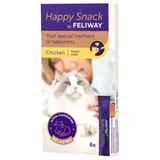FELIWAY Happy Snack, Chicken, sachet functional cat rewards, nervous system & calming, (topping), 15g x 6pcs