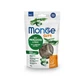 MONGE Gift Skin Support Skin Filled &amp; Crunchy, Kabeljau und Aloe Vera, getreidefreier funktioneller Belohnungsbeutel für Katzen, Haut &amp; Fell, 60g