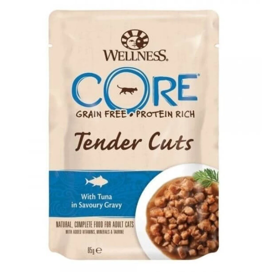 Wellness Core Cat Tender Cuts Tuna Tender Cuts in Sauce, 85 g