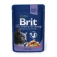 BRIT Premium, Kabeljauw, zakje natvoer voor katten, (in saus), 100g