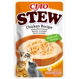 INABA Ciao Stew, Huhn, Beutel getreidefreies Katzennassfutter, (in Sauce), 40g