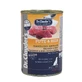 DR. CLAUDER'S Selected Meat, XS-XL, Kalkoen en Rijst, vochtig hondenvoer in blik, (op eigen sap), 400g