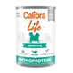 CALIBRA Life Sensitive, XS-XL, Salmón y Arroz, comida húmeda en lata, sin cereales, para perros, sistema digestivo, (paté), 400g