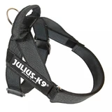 JULIUS-K9 IDC Color & Gray IDC, uprząż smycz dla psa, M, 14-25kg, czarna