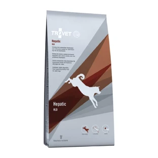 TROVET Dog Hepatic HLD, dieta veterinaria para perros, alimento seco, enfermedad hepática, 3kg