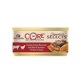 Wellness Core Signature Select Vochtige Voeding met Vita en Kip, in Saus, 79 g