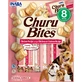 INABA Churu Bites, XS-XL, poulet et saumon, sachet récompense sans céréales pour chiens, semi-moelleux, 92g