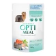 OPTIMEAL, XS-XL, Salmon and Cranberry, sachet wet dog food, (in sauce), 100g