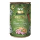 BRIT Christmas, XS-XL, Rabbit and Turkey, canned grain-free moist dog food, (pate), 400g