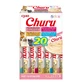 INABA Churu Churu Variedades de Atún y Marisco (Atún y Salmón|Gambas|Bonitos|Marisco), lata, tubo de recompensa para gatos sin cereales, (topping), 280g