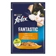 PURINA Felix Fantastic, Pollo, sobre comida húmeda para gatos, (en aspic), 85g