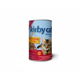 KIRBY CAT, Poulet, nourriture humide en conserve pour chats, (en sauce), 415g