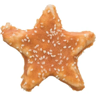 TRIXIE Christmas Denta Fun Star, Chicken, cereal-free reward pouch dogs, 30g