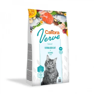 CALIBRA Verve GF Verve GF Sterilized, Herring, aliment sec sans céréales pour chats stérilisés, 3,5kg
