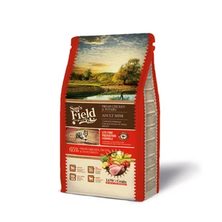 SAM'S FIELD Fresh Adult Mini, XS-S, Chicken & Potato, low grain dry food for dogs, 2.5kg