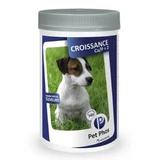 PET PHOS PHOS Croissance Ca/P=2, XS-M, bone system supplement for junior dogs, bottle, 500 tablets