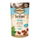 CARNILOVE Semi Moist Snack, Sardine met Peterselie, graanvrije functionele beloningen voor katten, spijsverteringsproblemen, 50g