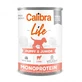 CALIBRA Life Puppy&amp;Junior, XS-XL, Miel y Arroz, comida húmeda en lata monoproteica para perros junior, (paté), 400g