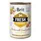 BRIT Fresh, Pollo con Boniato, comida húmeda en lata baja en cereales, (en aspic), 400g